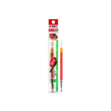 Stationery smooth gel pen red 0.5mm push writing pen refill